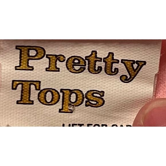 Pretty Tops Womens XL-1X Button Down Shirt Pink Pockets 1970’s - Picture 5 of 7